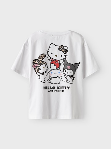 T-Shirt 'Hello Kitty' NAME IT en blanc
