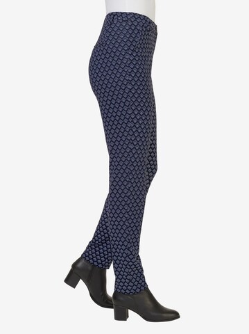 heine Slimfit Broek in Blauw