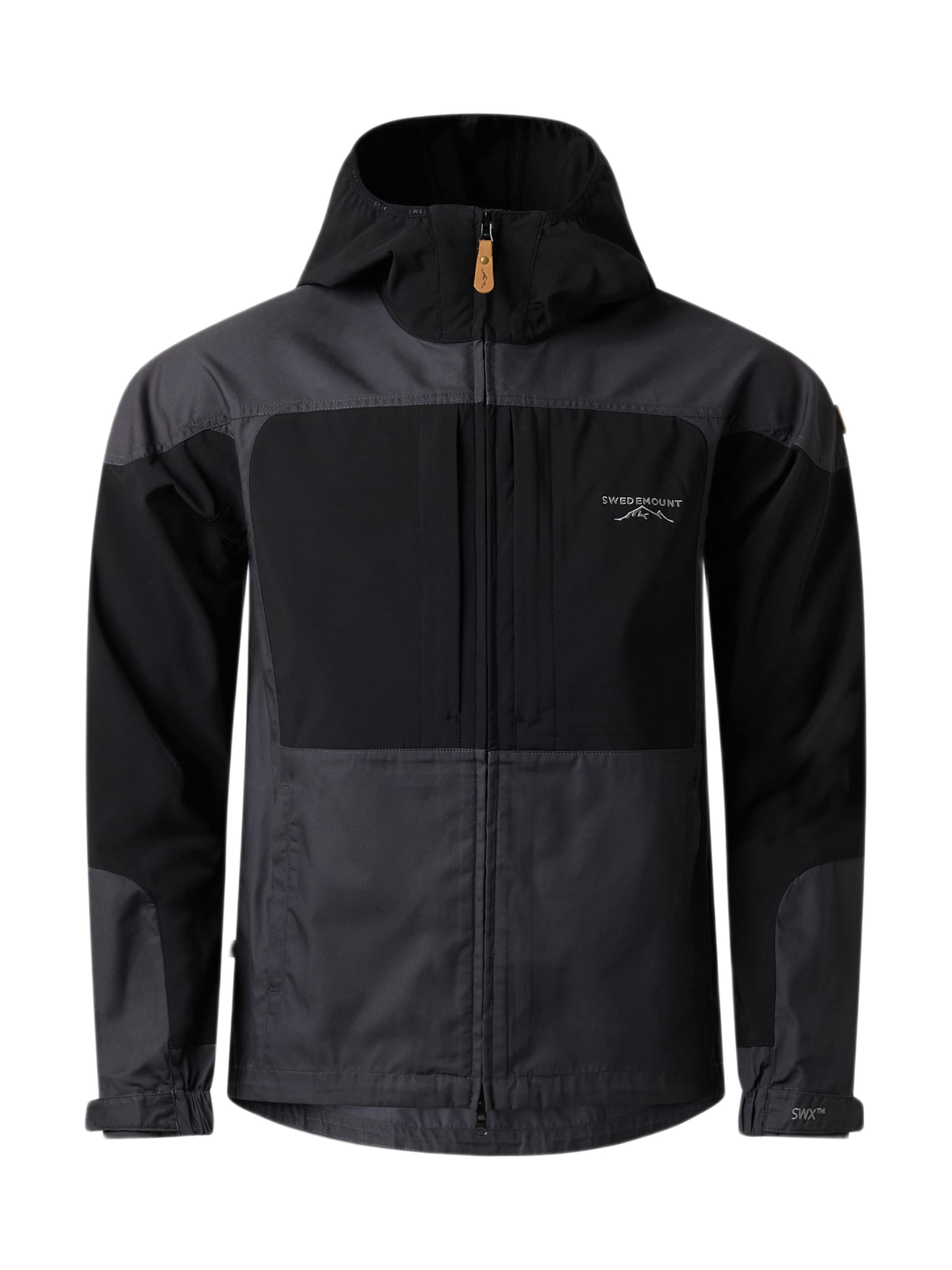 SWEDEMOUNT Outdoorjacke 'Nordkap'‌‌‌‌‌‌‌‌ in Grau: Vorderseite
