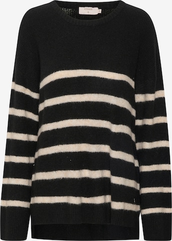 Cream Sweater 'Berna' in Black: front
