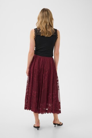 Cream - Falda 'Luanna' en rojo