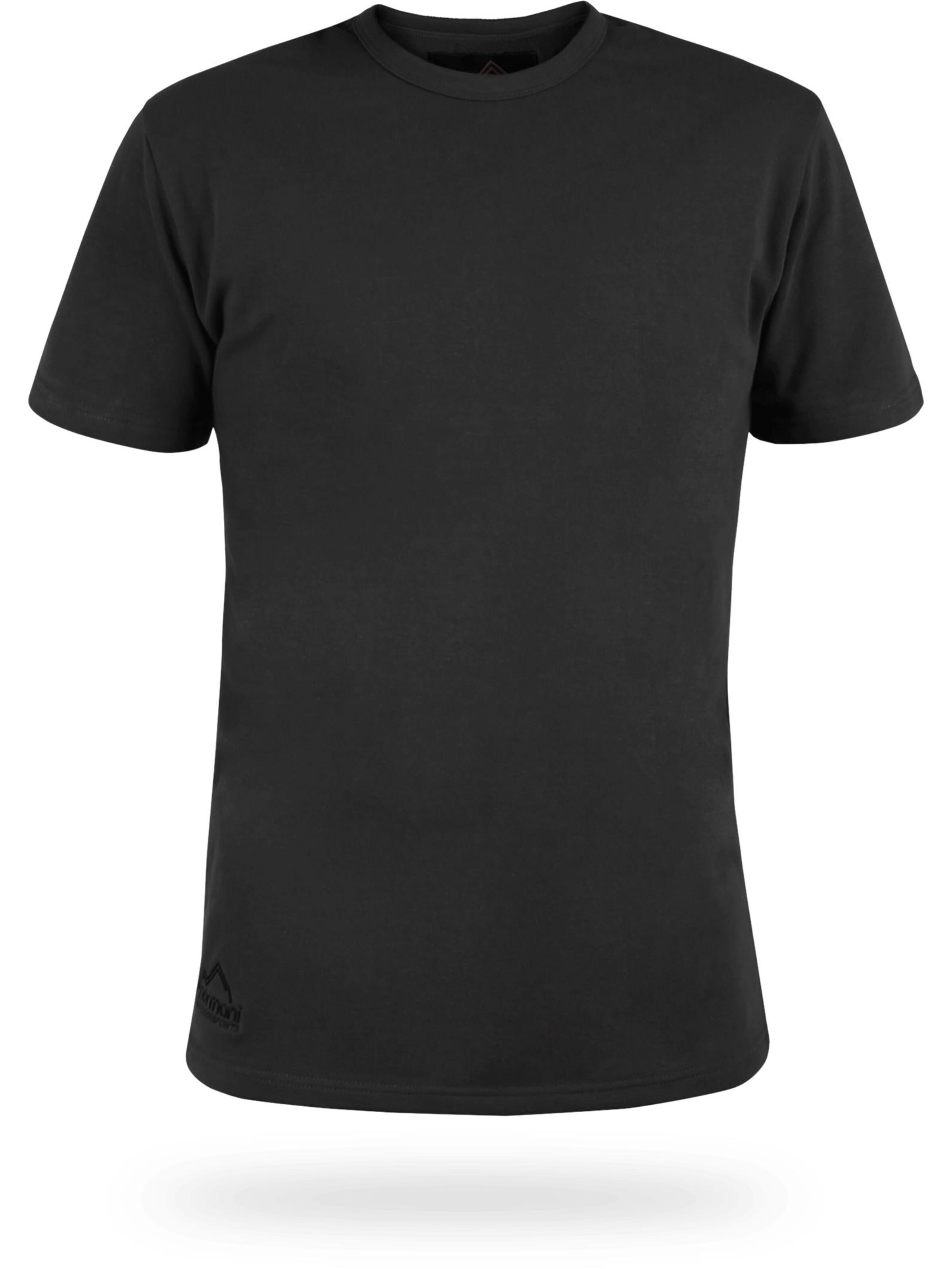 normani Performance shirt 'Nanaimo' in Black: front