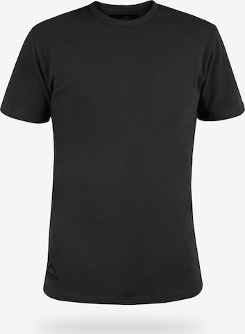 normani Functioneel shirt 'Nanaimo' in Zwart: voorkant