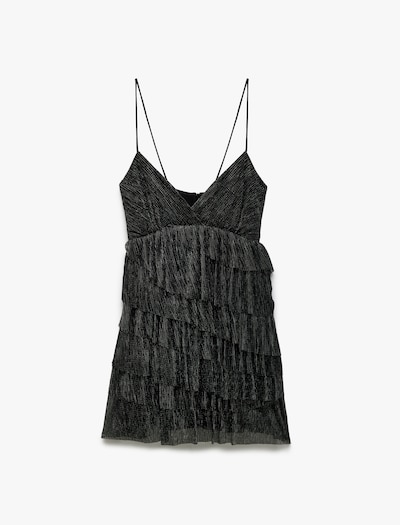 Koton Kleid in schwarz / silber, Produktansicht