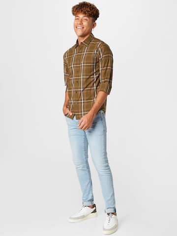 LEVI'S ® Regular Fit Hemd 'Sunset 1 Pocket Standard' in Grün