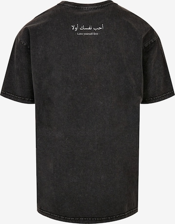 Merchcode Shirt 'Love Yourself First' in Zwart