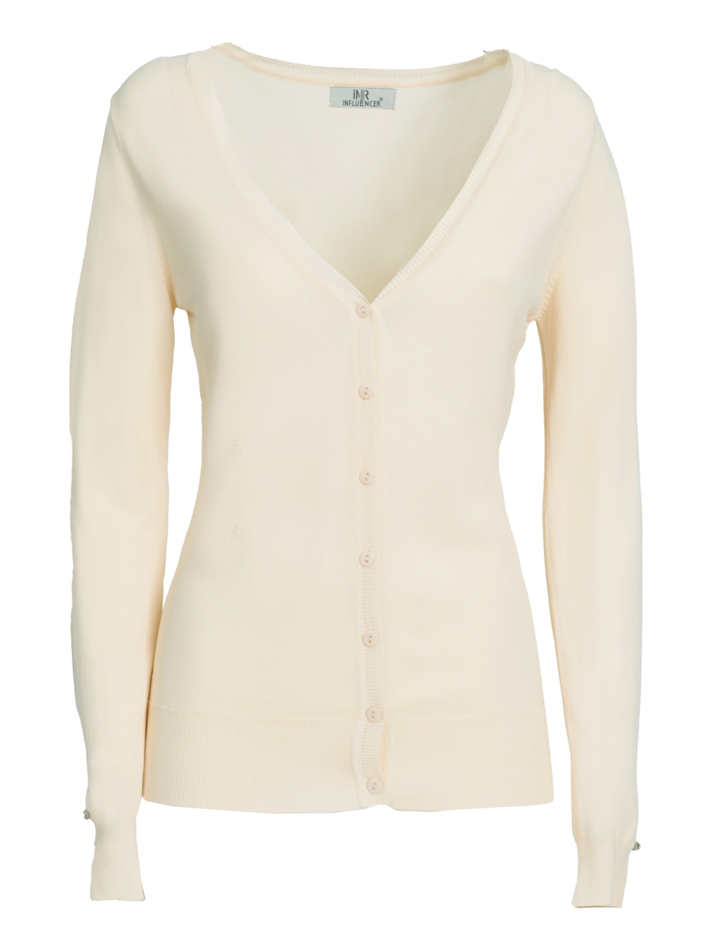 Influencer Kardigán - bézs: elől
