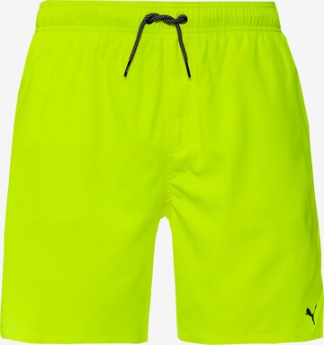 PUMA Board Shorts in Green: front