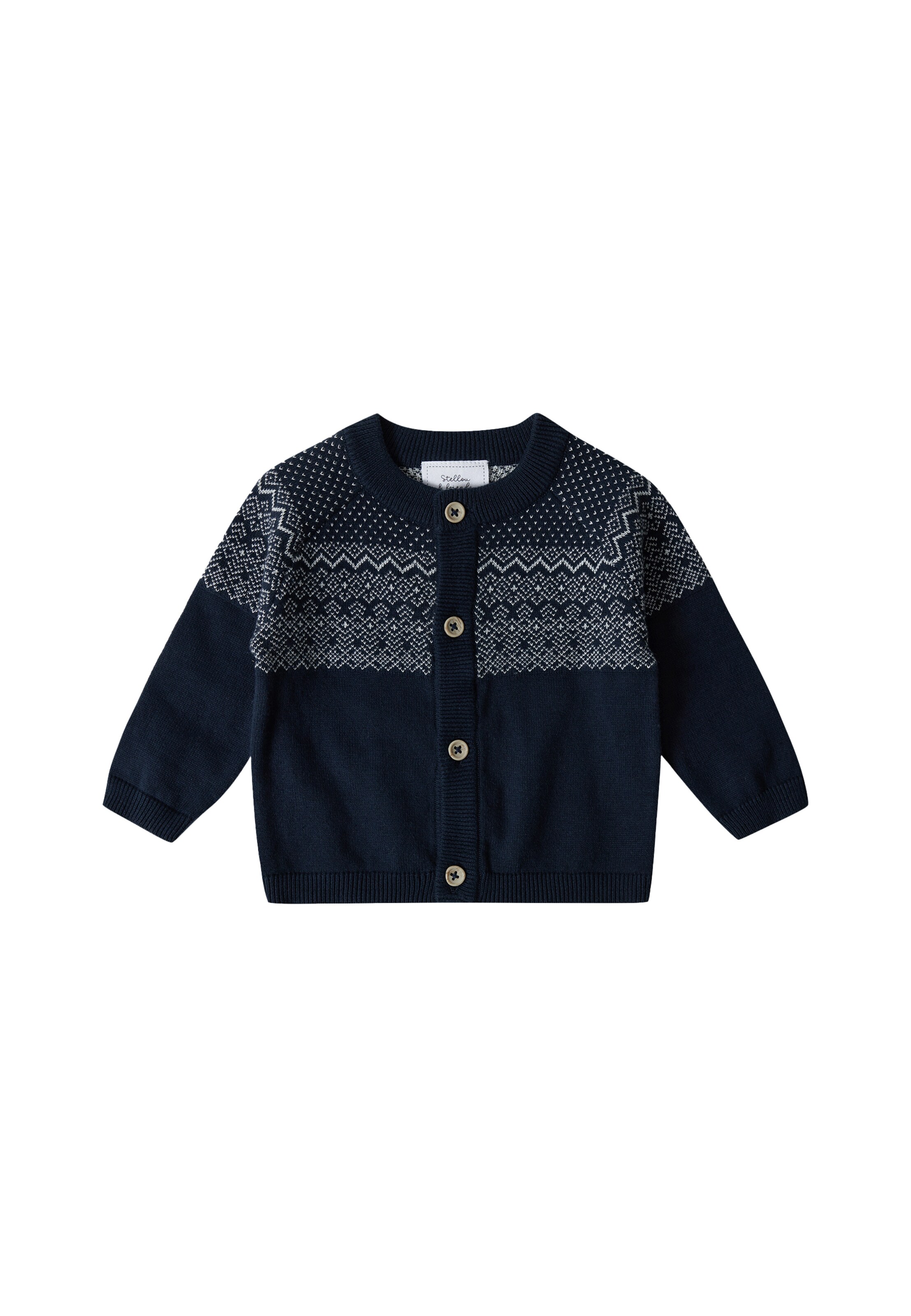 Cardigan Stellou & Friends en bleu : devant