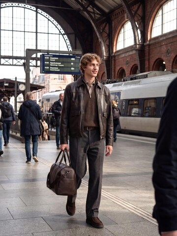 JACK & JONES Sweater 'Wesley' in Brown