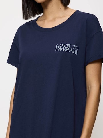 TRIUMPH - Camisola de pijama ' Nightdress ' em azul