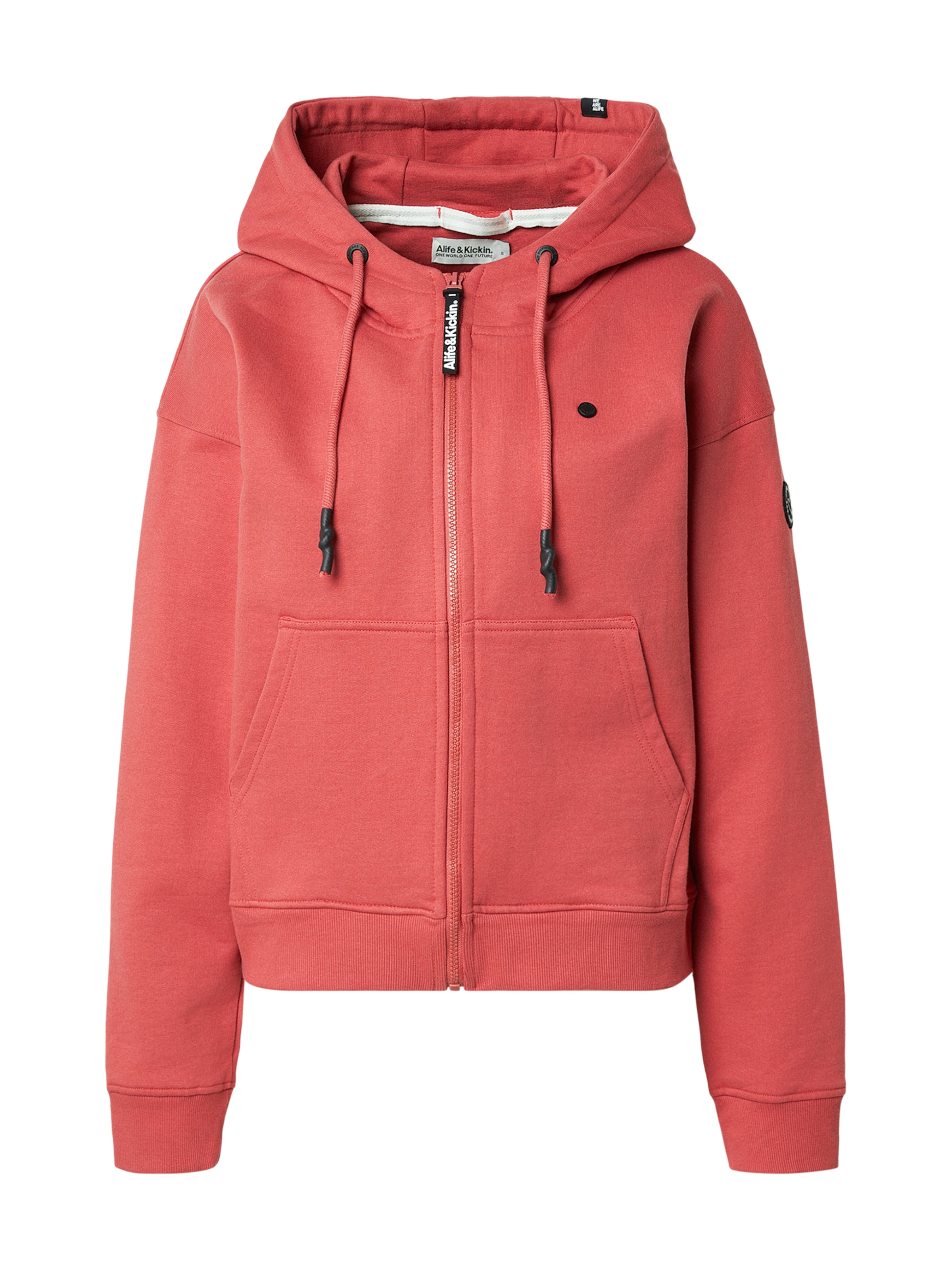 Giacca di felpa 'TwiggyAK A' di alife & kickin in rosso: frontale