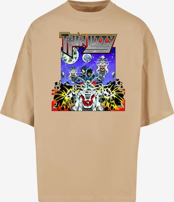 T-Shirt 'Thin Lizzy - Vagabonds Of The Western World' Merchcode en beige : devant