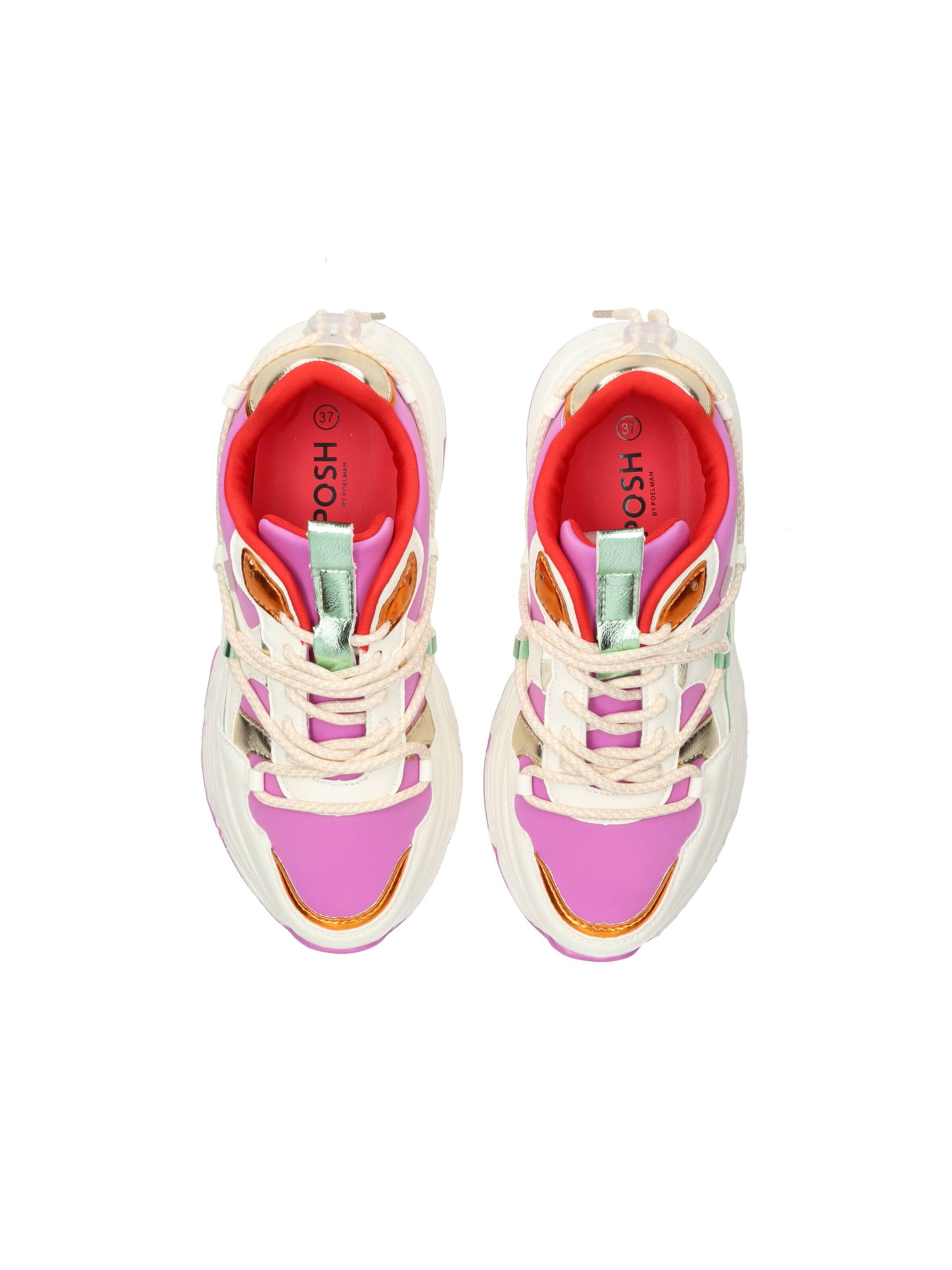 Baskets basses 'Madee' POSH by Poelman en blanc