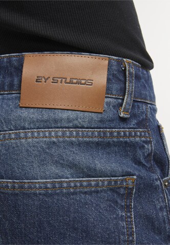 2Y Studios Rozkloszowany krój Jeansy w kolorze niebieski