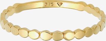 ELLI PREMIUM Ring 'Kreis' in Gold