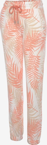 oranžinė LASCANA Laisvas Pižaminės kelnės: priekis