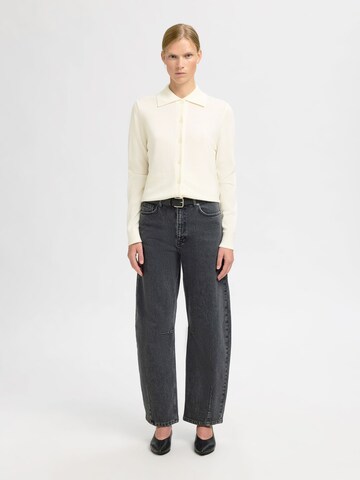 SELECTED Cardigan 'SLFThea' i grå