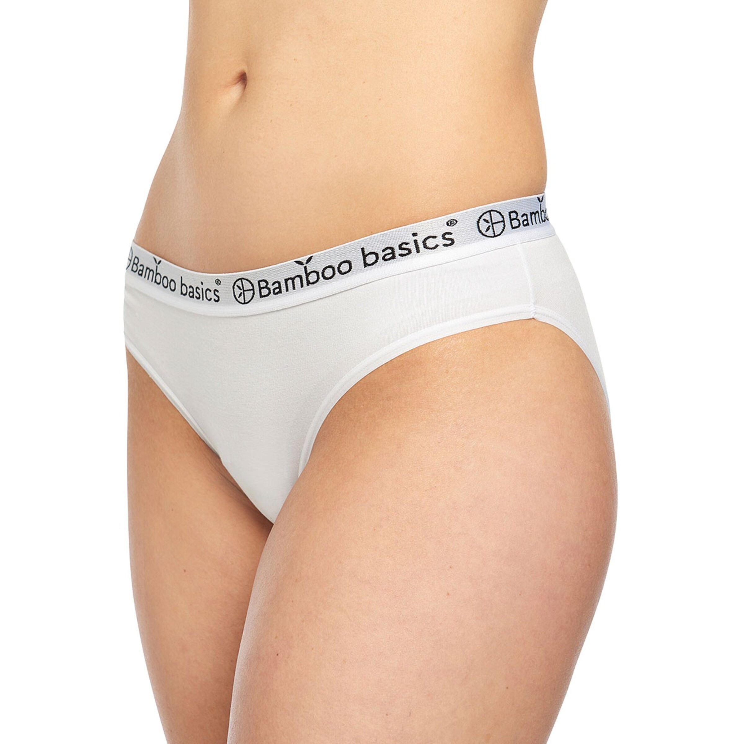 Bamboo basics Slip in Weiß: Vorderseite