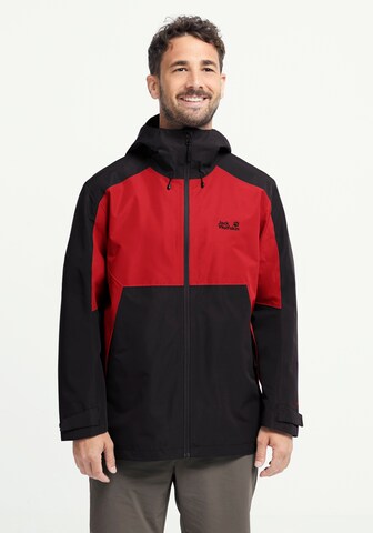 JACK WOLFSKIN Outdoor jacket in Red: front
