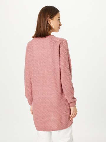 ICHI Knit Cardigan in Pink