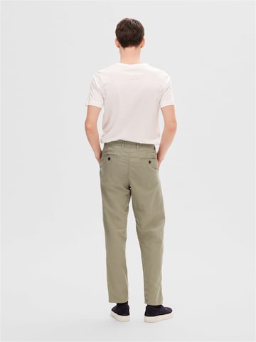 SELECTED HOMME Loosefit Chino nadrág - zöld