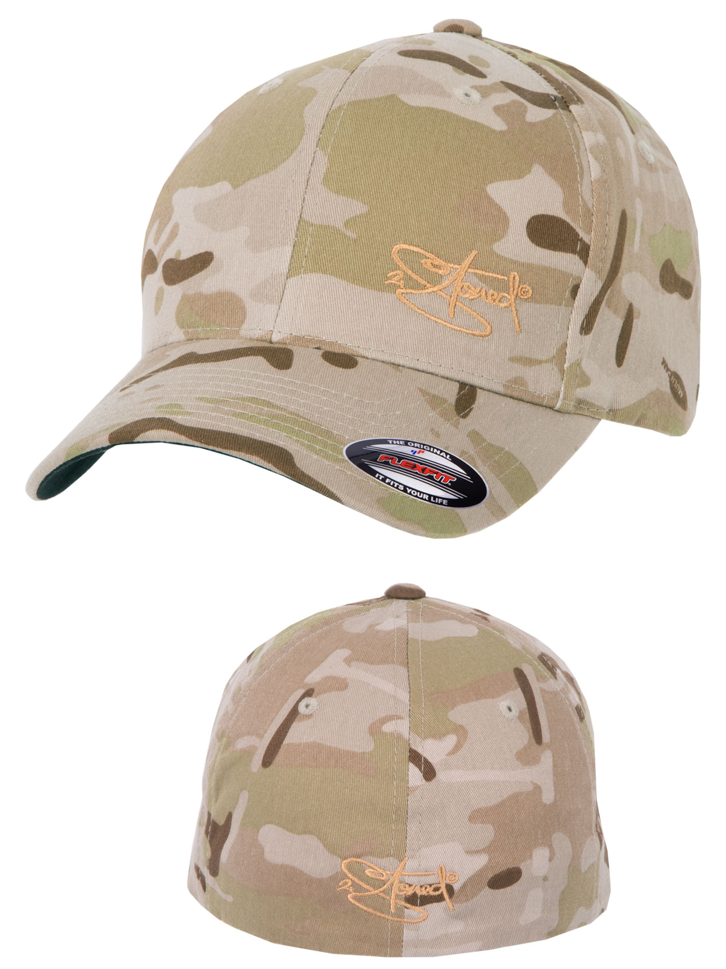 2Stoned Cap 'Flexfit Multicam' in Green