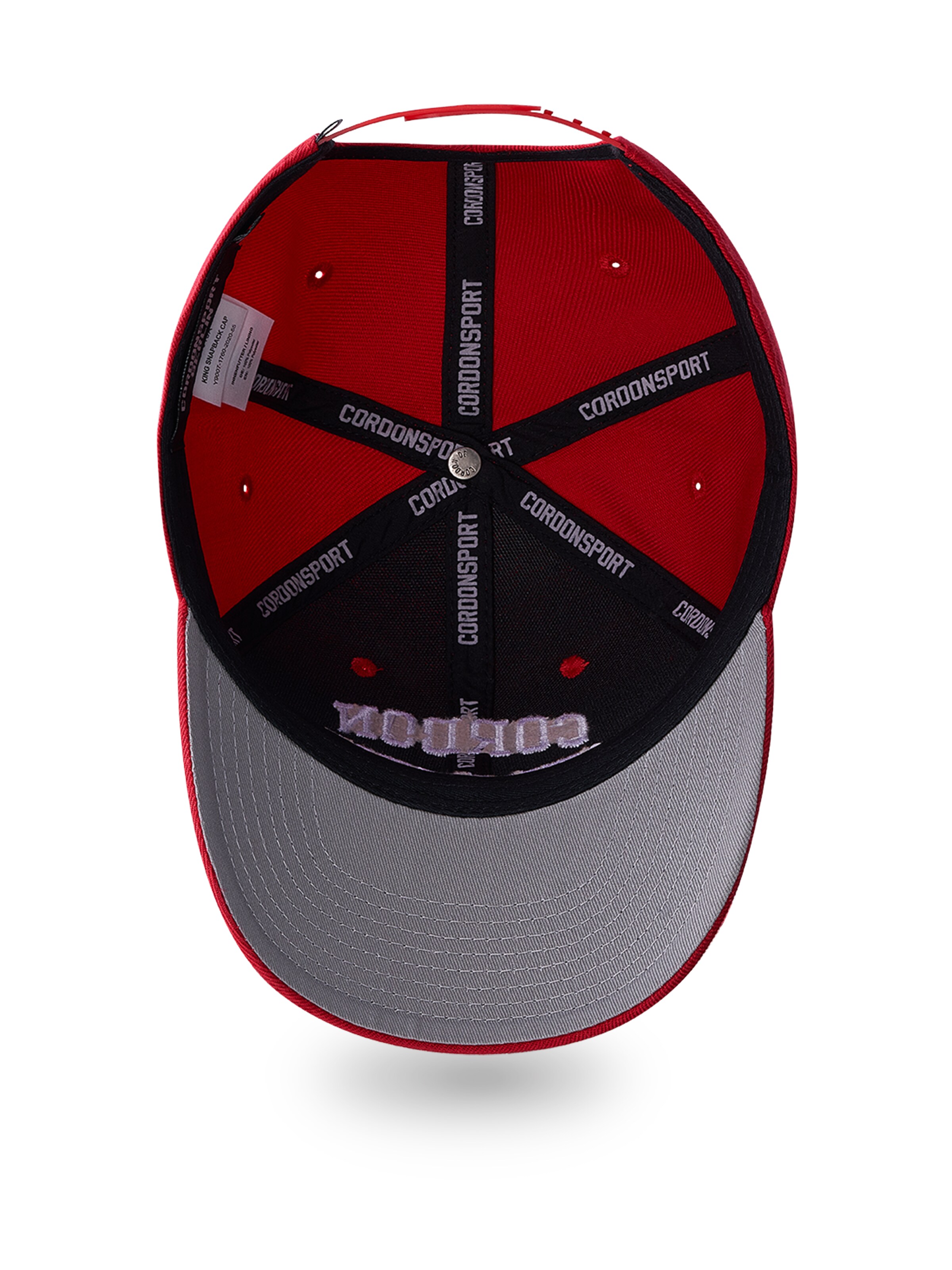 Cordon Sport Cap 'King' in Red