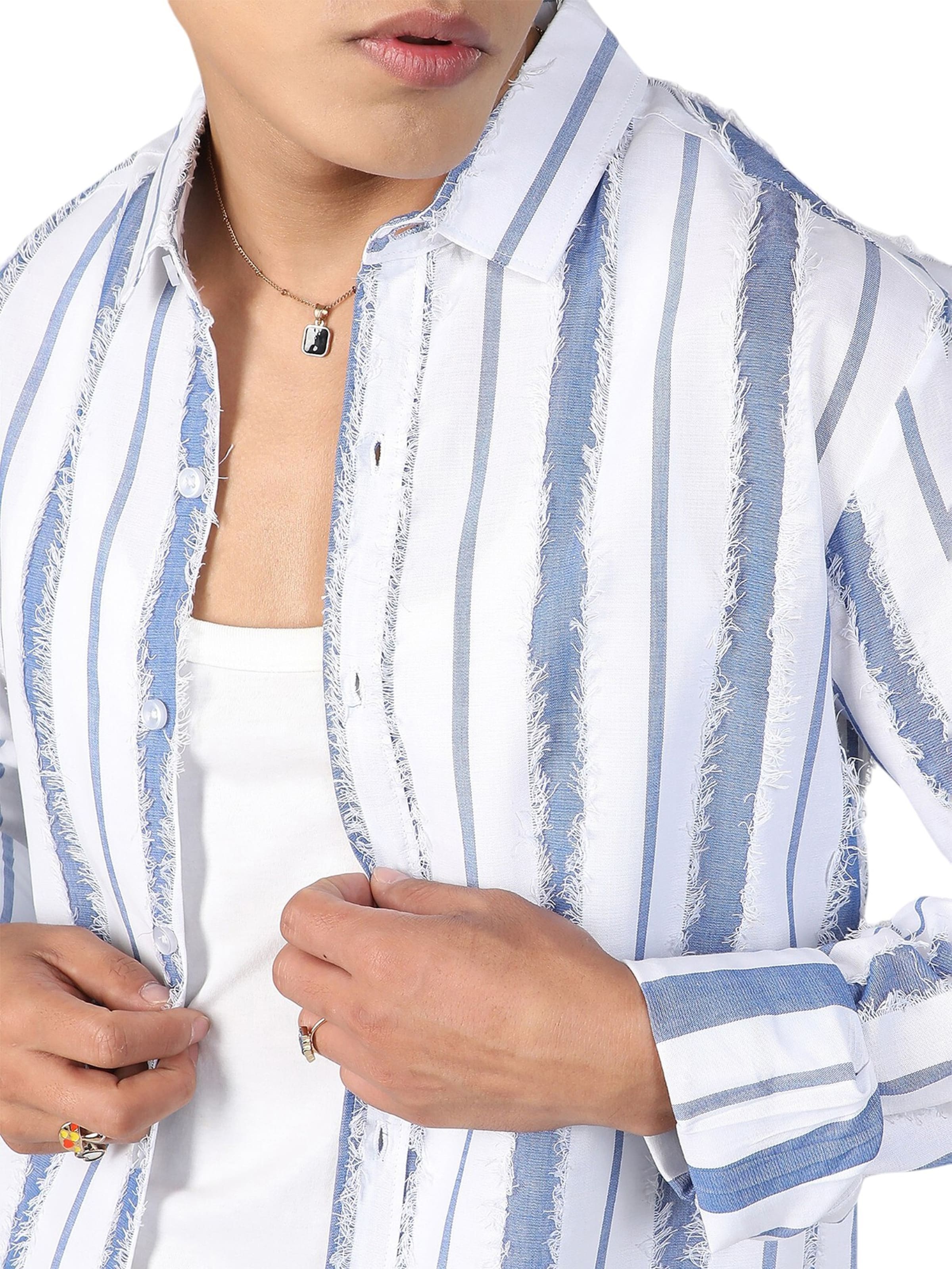 Campus Sutra Средняя посадка Рубашка 'Talisha' в Смешанный