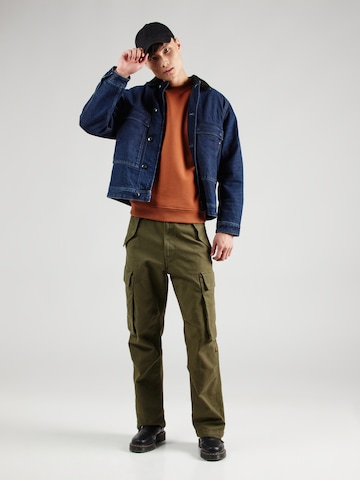 ALPHA INDUSTRIES Суичър в кафяво