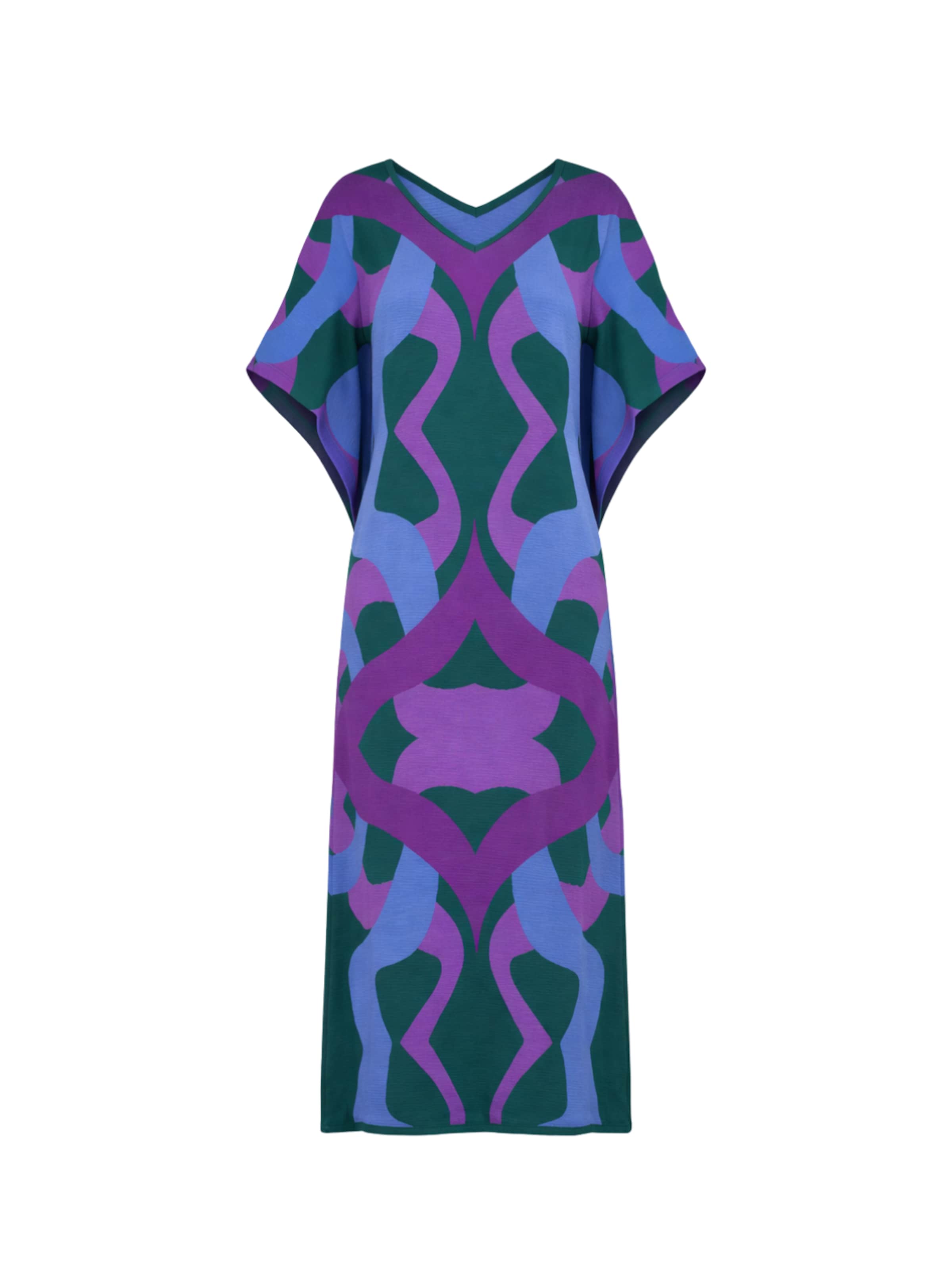 Csillag Zsuzsi - Vestido de punto 'Dreamgate - Tulip' en verde: frente