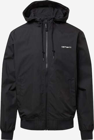 Carhartt WIPPrijelazna jakna 'Marsh' - crna boja: prednji dio