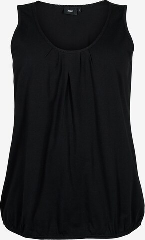 Zizzi - Top 'Polly' em preto: frente