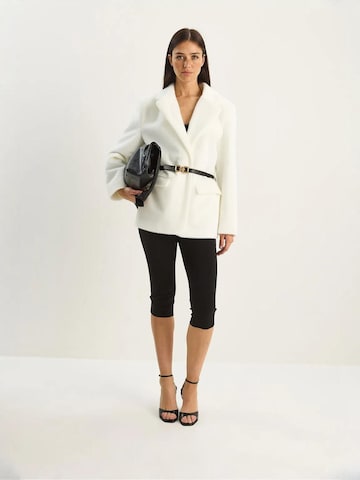 Veste mi-saison 'Jacken' Bianco Lucci en blanc