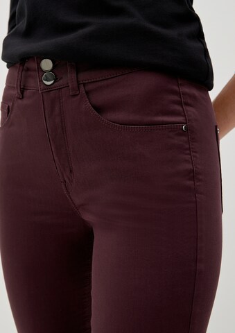 Coupe slim Pantalon s.Oliver BLACK LABEL en violet