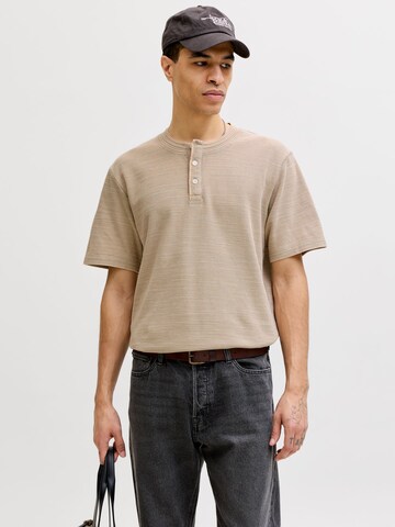 JACK & JONES T-Shirt in Beige: Vorderseite