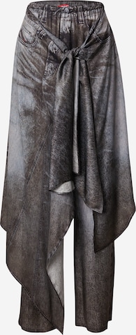 Wide Leg Pantalon 'P-ALOMA' DIESEL en noir : devant