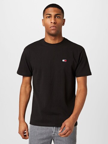 T-Shirt 'Classic' Tommy Jeans en noir : devant