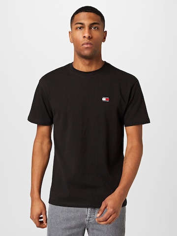 Tommy Jeans - Camiseta 'Classic' en negro: frente