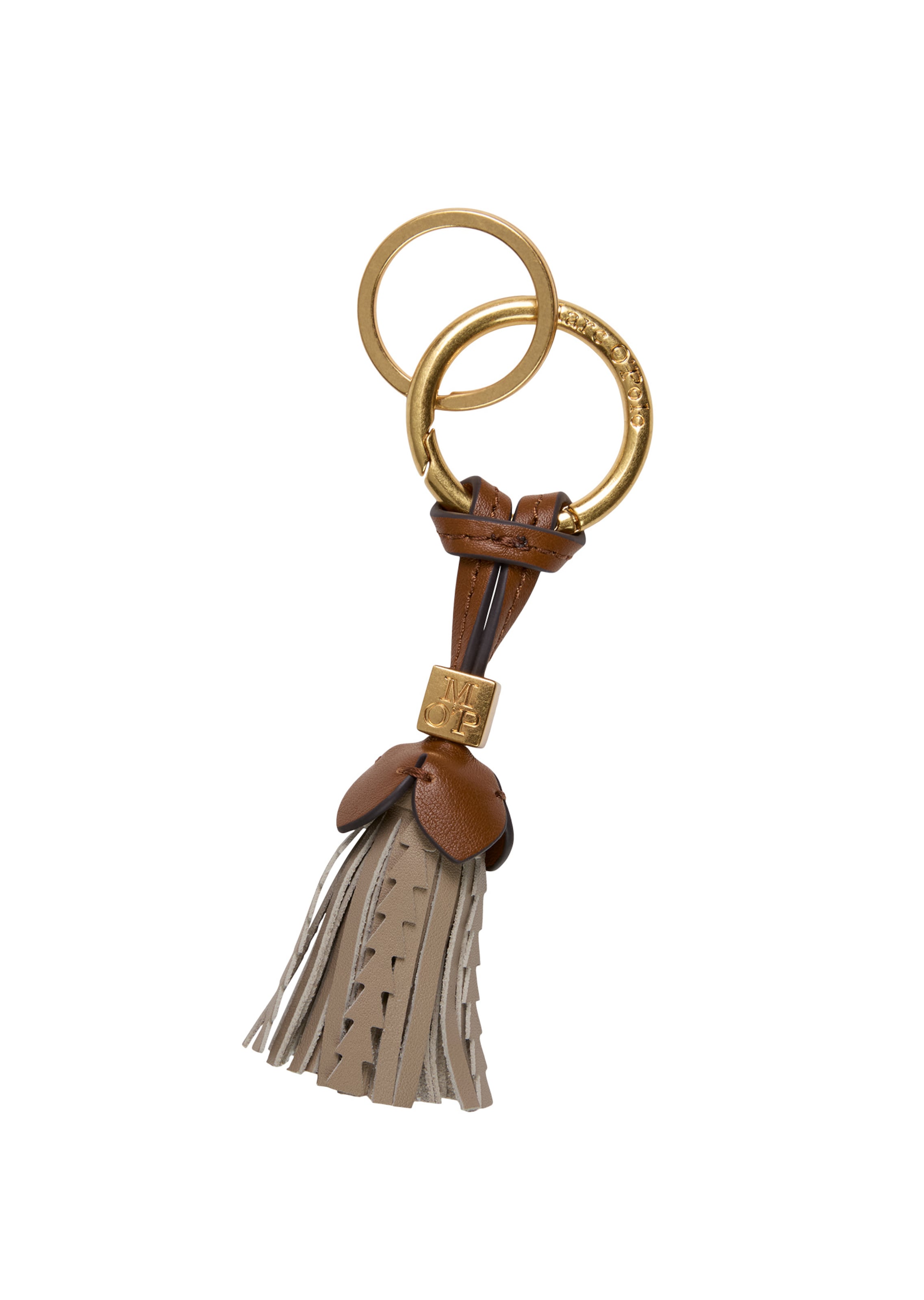 Marc O'Polo Key ring in Beige: front