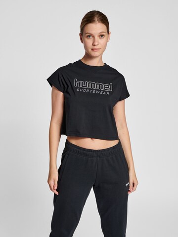 Hummel Funktionsbluse i sort: forside