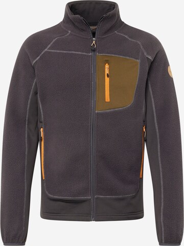 ICEPEAK Funktionele fleece-jas in Grijs: voorkant