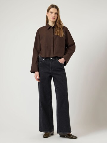 YAS Blouse 'YASLee' in Brown