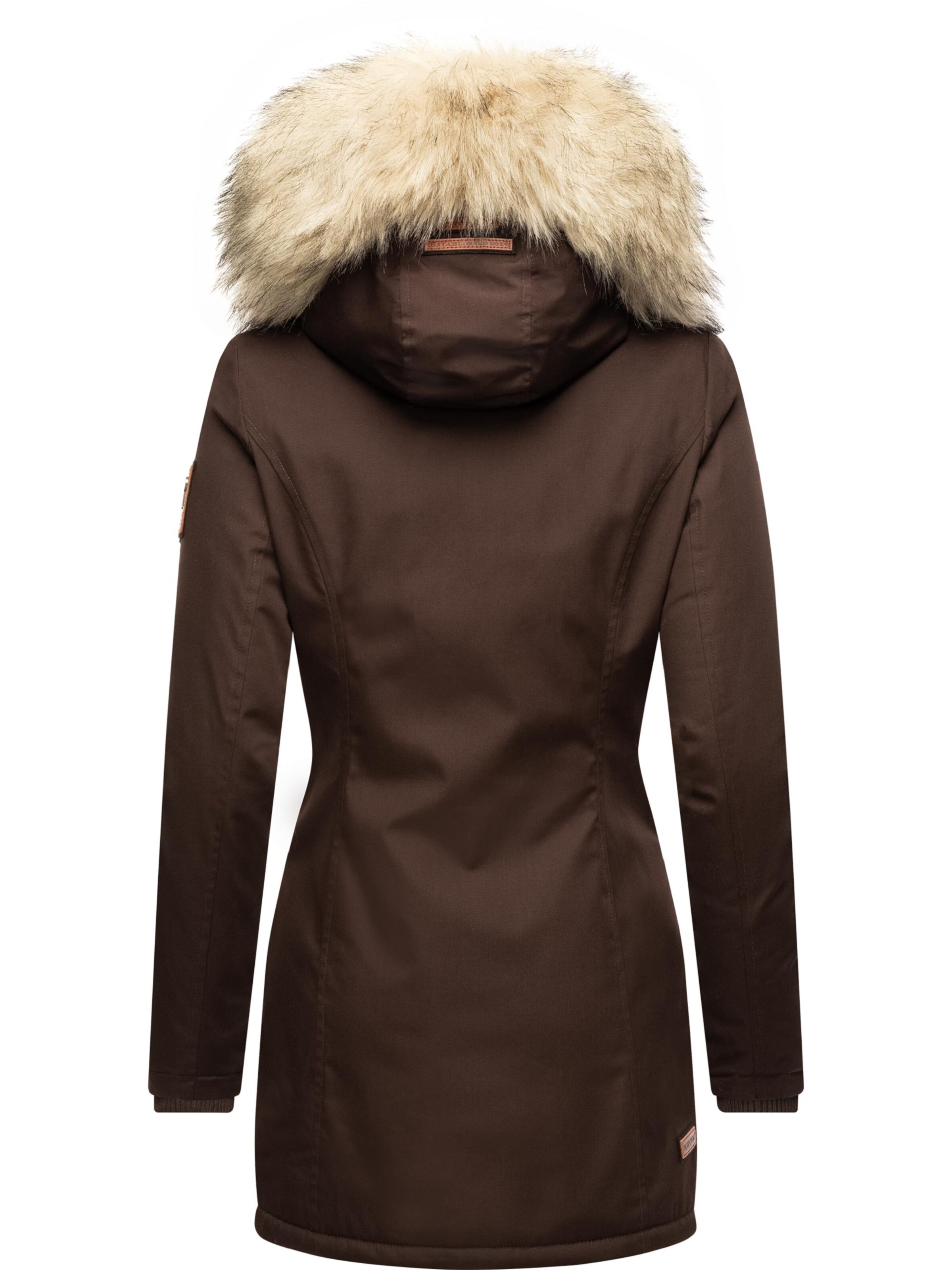 Manteau d’hiver 'Cristal' NAVAHOO en marron
