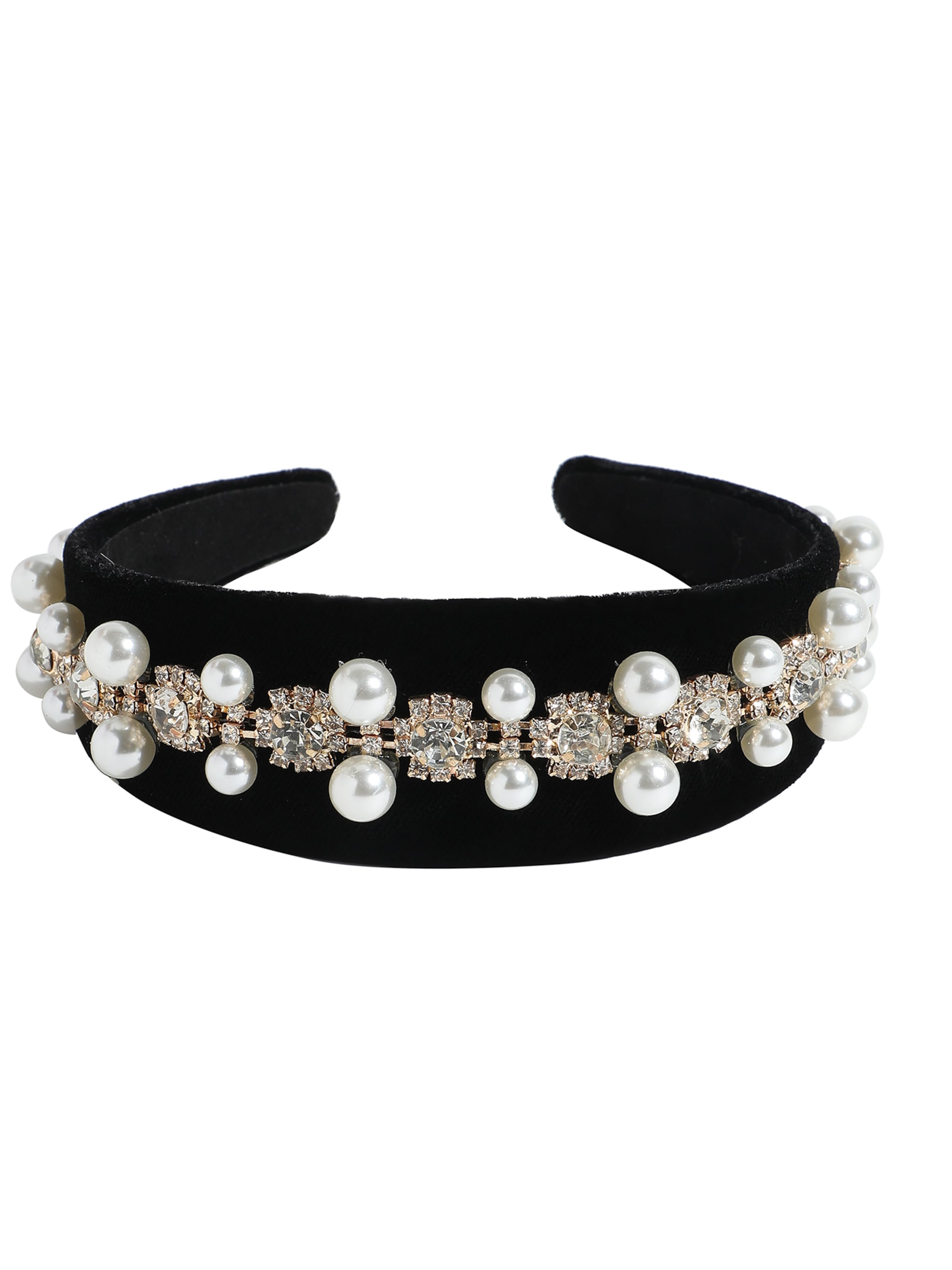 SOHI Haarsieraden &#x27; Sajiya &#x27; in Zwart: voorkant