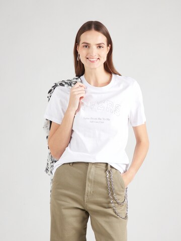 PIECES - Camisa 'PCTARA' em branco: frente