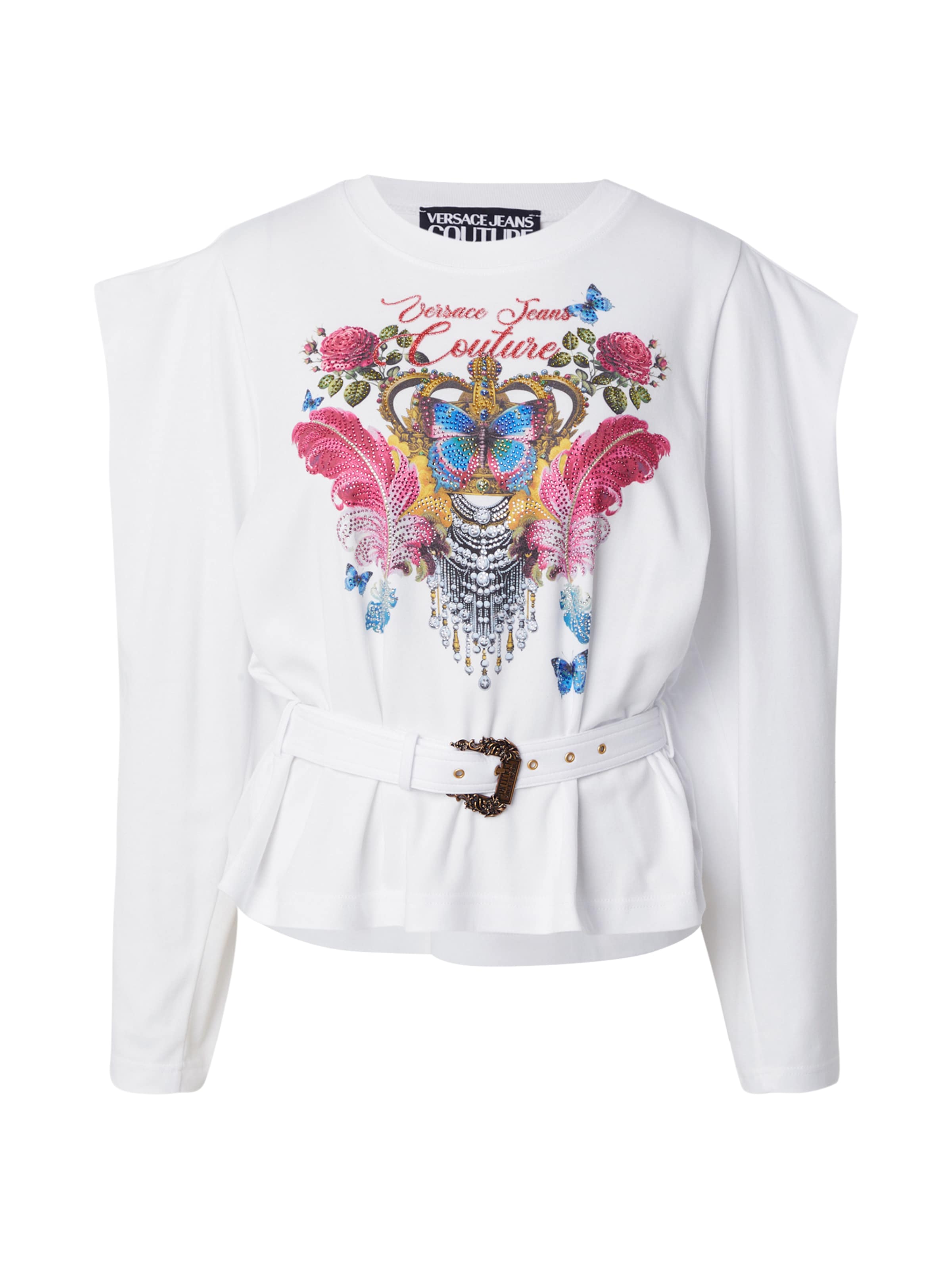 balta Versace Jeans Couture Megztinis: priekis