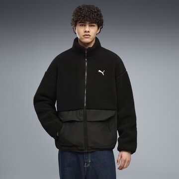 PUMA Sportjacke 'Hybrid Re:Fibre' in Schwarz: Vorderseite