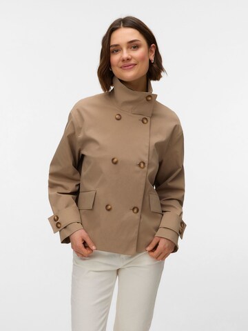 Manteau mi-saison 'VMChelsea' VERO MODA en marron : devant
