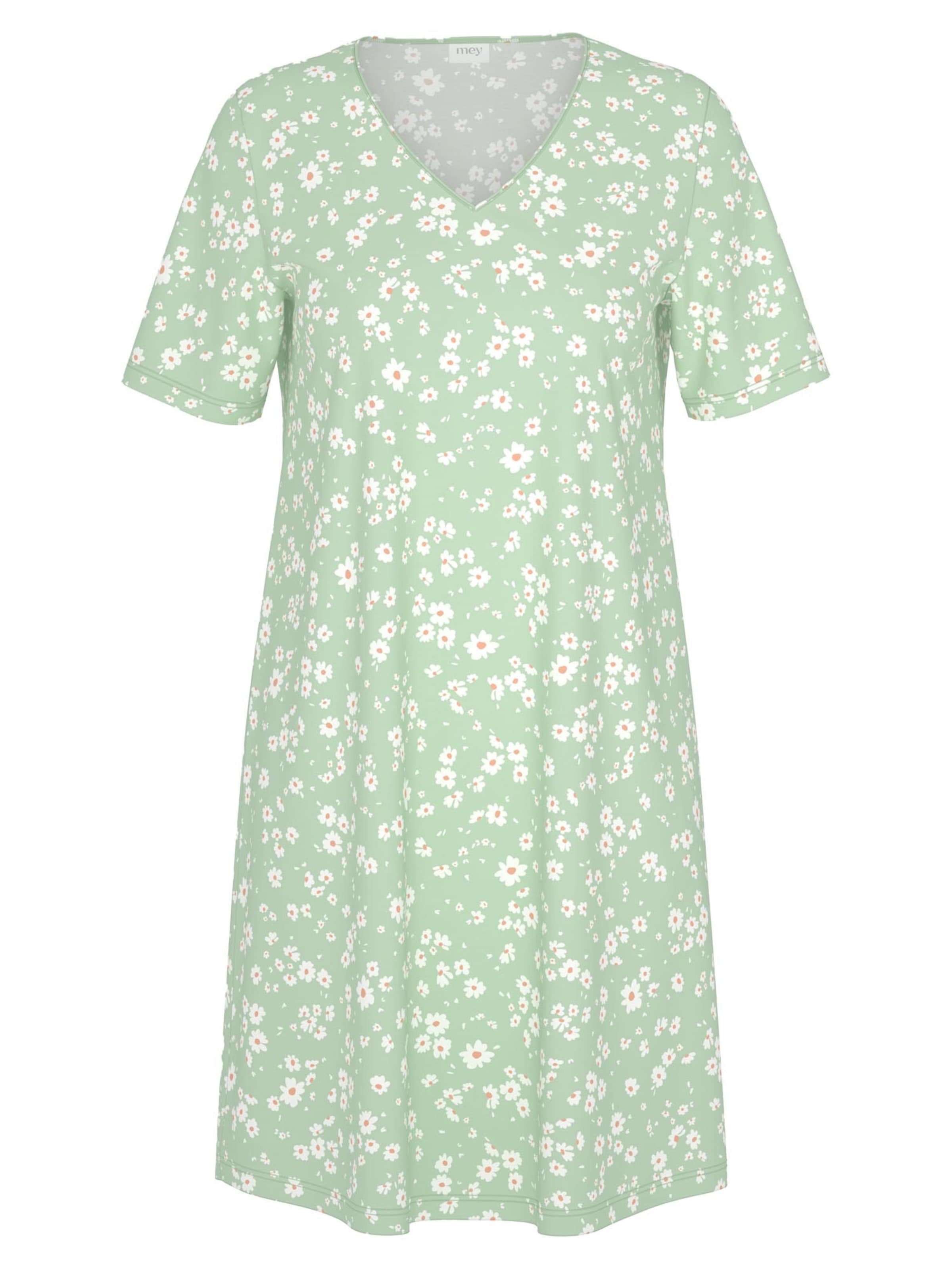 Mey Nightgown 'Daisy Delight' in Green: front